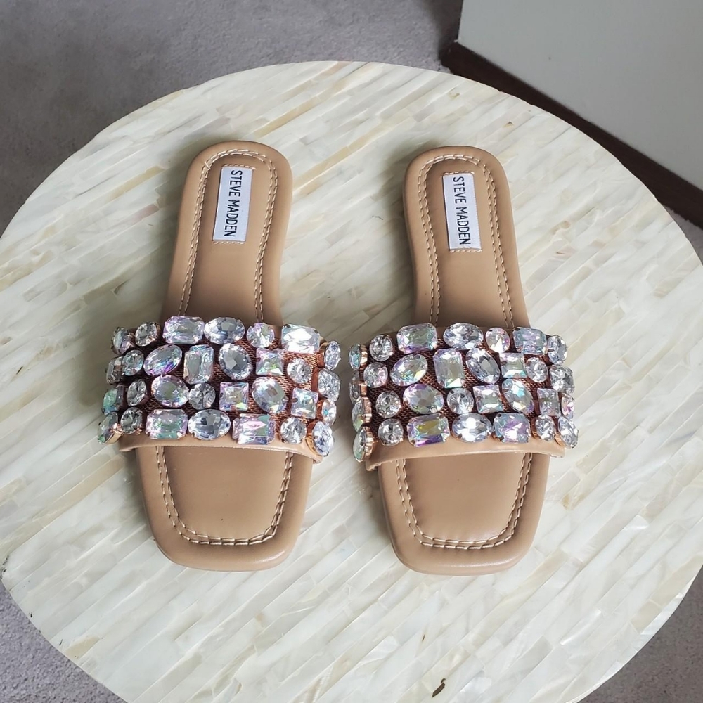 Steve Madden jewel slides